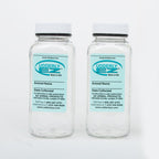 Udderly EZ Horse Milker,"Two clear labeled collection bottles with white caps"