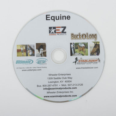 Udderly EZ Horse Milker,"Printed product CD with center hole"