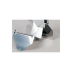 Bubbler Comb Holder,"Metal comb holder with angled compartments"