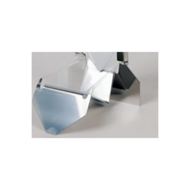 Bubbler Comb Holder,"Metal comb holder with angled compartments"