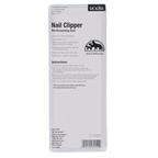 Andis® Nail Clipper,"Back of blister packaging with instructions and barcode"