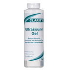 Ultrasound Gel,"Clear plastic squeeze bottle with white cap"