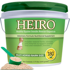Heiro™,"Green supplement bucket with scoop and powder"