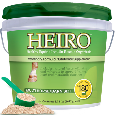 Heiro™,"Green supplement bucket with scoop and powder"