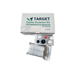 Target Canine Ovulation Test Kit,"Box with reagent bottles, dropper tray, and wrapped test components"