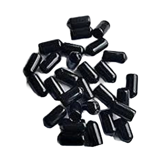 Black Neoprene Sterile Syringe Tips