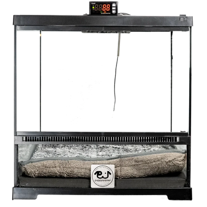 Puppywarmer Bundles,"Black warming enclosure with digital controller and bed"