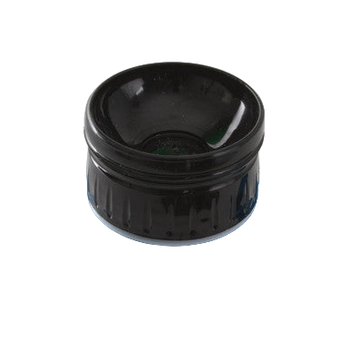 AV Blue Collection Bottle,"Black bottle cap with attached funnel insert"