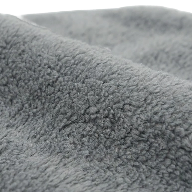 Puppywarmer Fleece Inserts,"Close-up of gray fleece fabric texture"