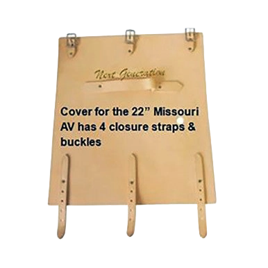 Leather Cover for Missouri AV,"Leather cover with four buckle straps"