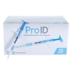 ProID® ISO Microchips,"Box with two blue syringe-style applicators, front view"