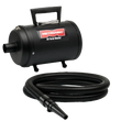 Air Force Blaster Dryer,"Black handheld dryer with coiled hose and nozzle"
