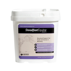 Steadfast® Equine Growth,"White plastic tub with snap lid and front label"