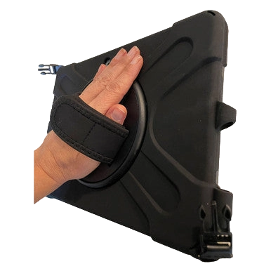 ScanX Portable Ultrasound,"Black protective tablet case with hand strap"
