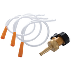 ARS Retained Placenta Kit,"Coiled clear tubes with orange caps and brass nozzle fitting"