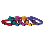 Breeder's Edge® ID Me™ Perfect Fit Collar,"Set of five adjustable fabric pet collars in assorted colors"