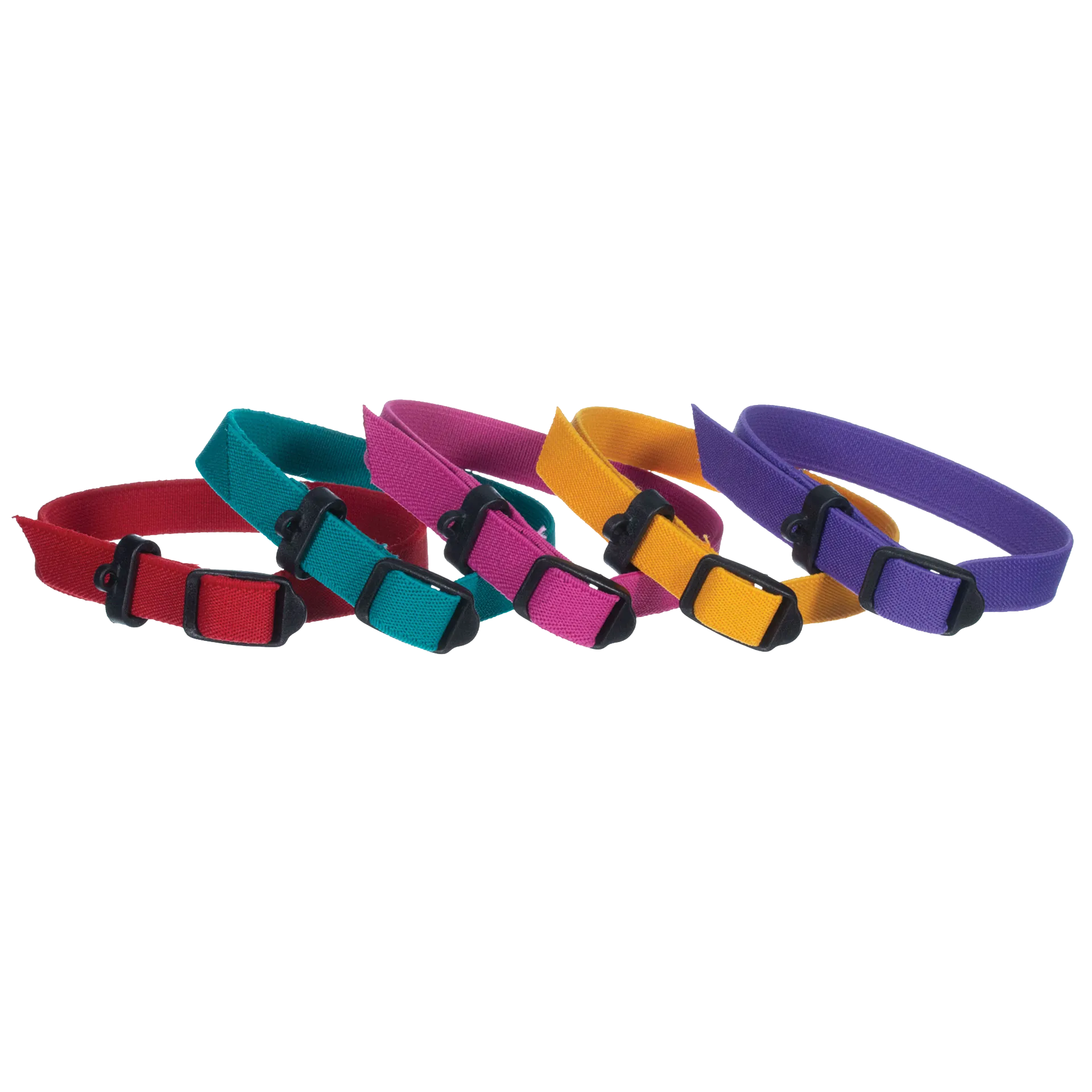 Breeder's Edge® ID Me™ Perfect Fit Collar,"Set of five adjustable fabric pet collars in assorted colors"