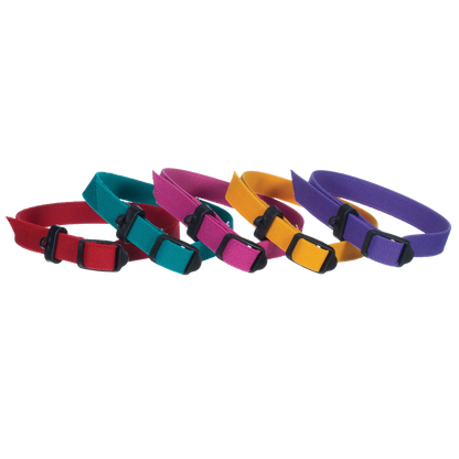Breeder's Edge® ID Me™ Perfect Fit Collar,"Set of five adjustable fabric pet collars in assorted colors"