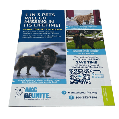 AKC Reunite Indigo ISO Microchips
