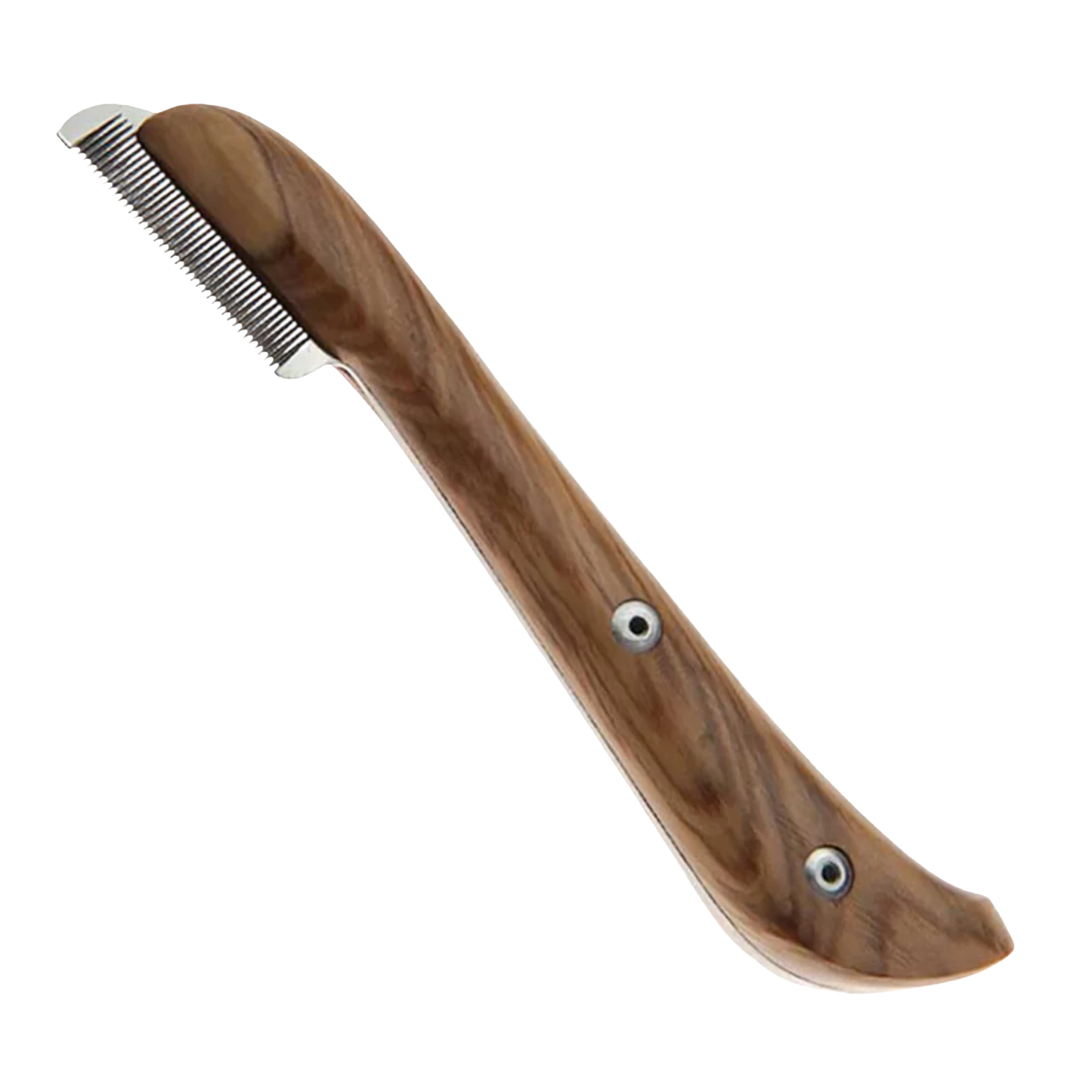 Aaronco Extra Fine Stripping Knife,"Wood-handled stripping knife with fine metal teeth"