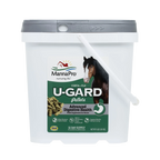 U-Gard® Pellets for Horses,"White bucket with gray lid and side handle"