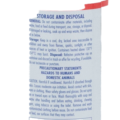 Tek-Trol® Disinfectant,"Close-up of bottle label with red trigger top"