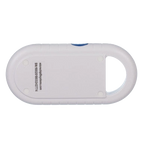 Pocket Hero™ ISO Microchip Scanner,"White handheld scanner with rounded body and finger loop"