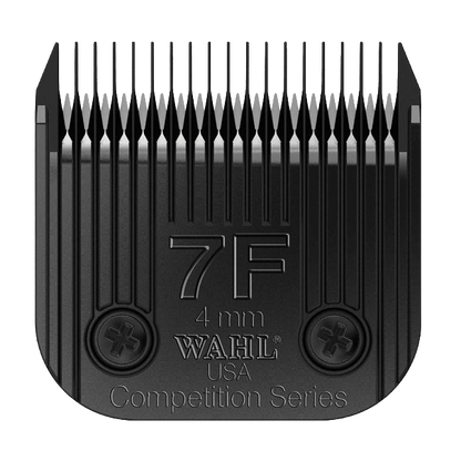 Wahl® Ultimate Competition Series Blades,"Black clipper blade guard comb with 7F marking"