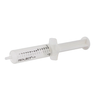 Semen Safe All Plastic Sterile Syringes Luer Slip Tip,"Clear plastic syringe with slip tip and plunger"
