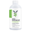 Vet Basics® Lime Sulfur Dip,"White bottle with ribbed cap and green label"