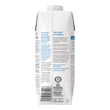 Esbilac® Puppy Milk Replacer,"Carton back view with screw cap"