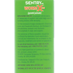 Sentry® WormX DS Liquid Dewormer,"Green box side panel with usage instructions"