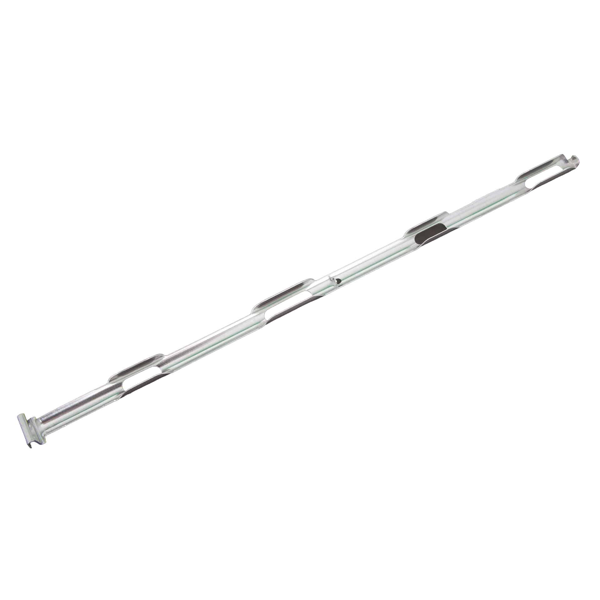 Canes,"Clear cane side view with hand grip cutouts"
