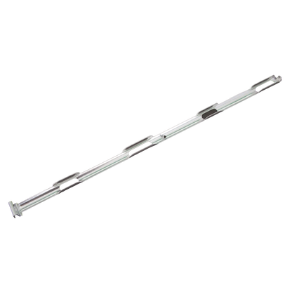 Canes,"Clear cane side view with hand grip cutouts"