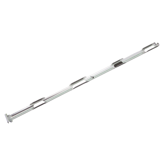 Canes,"Clear cane side view with hand grip cutouts"