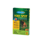 Equi-Spot® Spot-On Fly Control for Horses,"Front view of green and yellow product box"