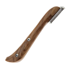 Aaronco Extra Fine Stripping Knife,"Wood-handled stripping knife with fine metal comb edge"