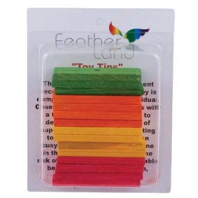 Wood Blocks and Slats,"Assorted colored wooden slats in clear blister pack"