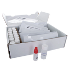 IgG Immunocheck,"Open test kit box with vials and foil packets"