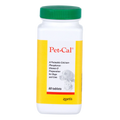 Pet-Cal® Tablets,"White bottle with green cap and yellow label"
