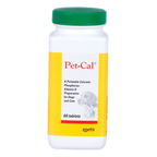 Pet-Cal® Tablets,"White bottle with green cap and yellow label"