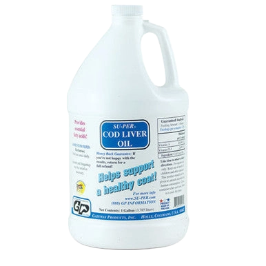 Cod Liver Oil,"White plastic jug with handle and screw cap"