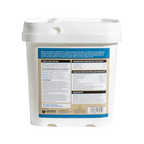 Assure®,"White plastic supplement tub with lid, back label view"