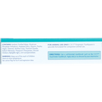 C.E.T.® Enzymatic Toothpaste,"Side view of toothpaste box with ingredients and directions panel"