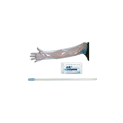 Insemination Kit,"Clear shoulder-length glove, packet, and clear tube with blue tip"
