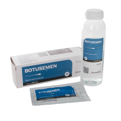 BotuSemen Standard,"Clear bottle with white cap, box, and foil packet"