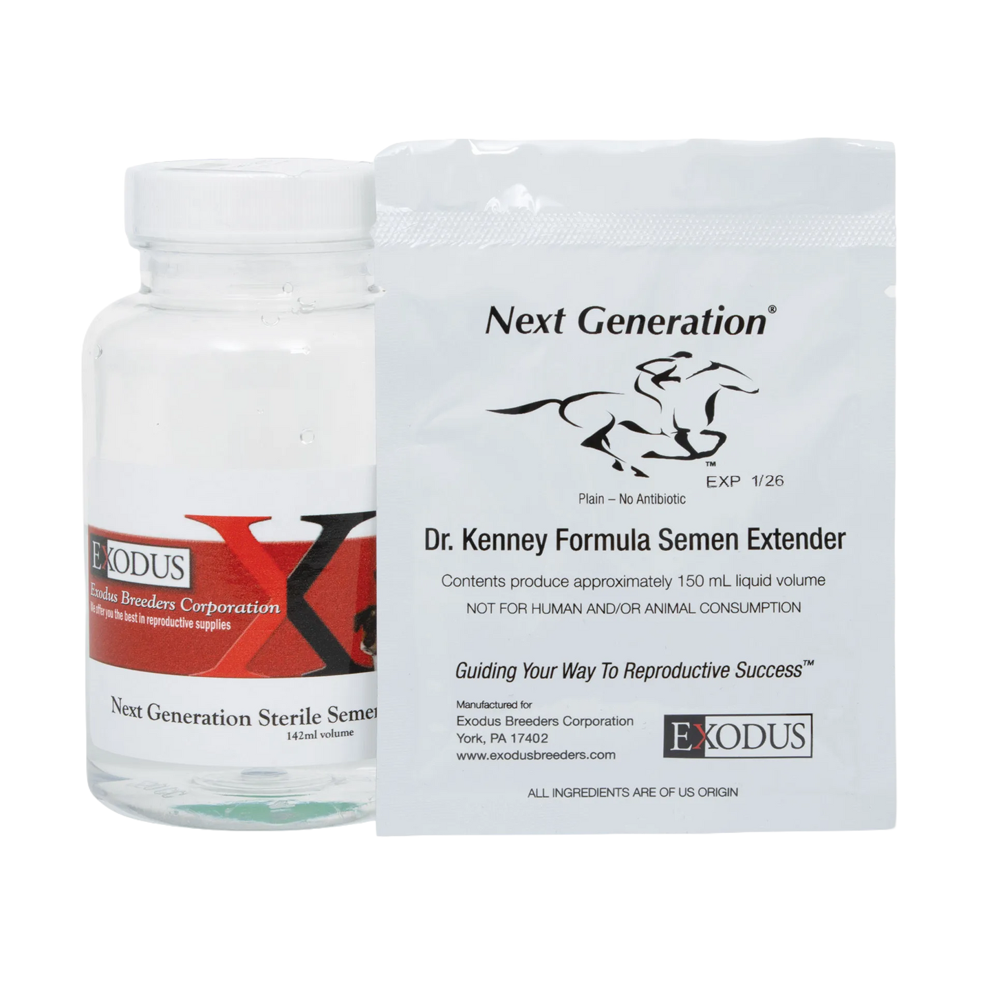 Next Generation Dr. Kenney Extender,"Bottle and white labeled pouch"