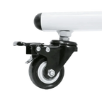 Duo-Sprint Dryer with Movable Dryer Stand by Waggz,"Close-up of locking caster wheel on stand leg"