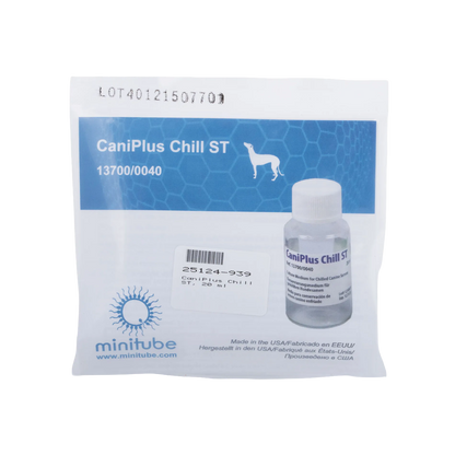 CaniPlus Chill,"Small bottle in front of sealed foil pouch"