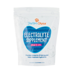 Shelter's Choice™ Electrolyte Supplement,"White stand-up pouch with blue heart-shaped label"